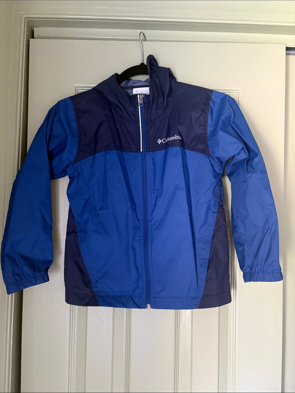 Columbia Kids Blue and Navy Rain Jacket